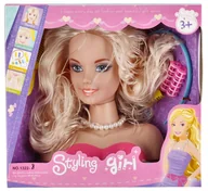 Zabawy w naśladowanie dorosłych - Głowa do stylizacji z akcesoriami 499873 Mega Creative - miniaturka - grafika 1