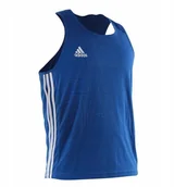 Kimona, stroje i obuwie - Koszulka adidas Boxing Top niebieska xxs - miniaturka - grafika 1