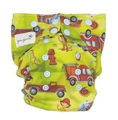 Pieluchy - Pieluszka z kieszonką OS dwurzędowa STRAŻ POŻARNA - miniaturka - grafika 1