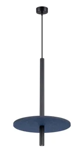 Granatowa lampa wisząca z nowoczesnym kloszem - M162-Zerpen - Lampy sufitowe Granatowa lampa wisząca z nowoczesnym kloszem - M162-Zerpen - Lampy sufitowe - miniaturka - grafika 1