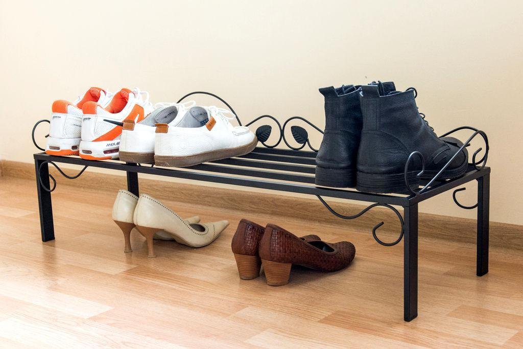 DanDiBo stojak na buty Mi-1 półka 92 cm szafka na buty 21237 stojak na buty metal kute żelazo