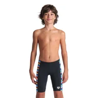 Kąpielówki dla chłopców - Spodenki Treningowe Pływackie Chłopięce Racing Stripe Swim Jammer - miniaturka - grafika 1
