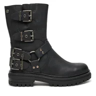 Botki damskie - Botki Refresh 172240 Czarny - miniaturka - grafika 1