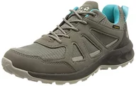 Sneakersy damskie - Jack Wolfskin Damskie sneakersy Woodland 2 Texapore Low W, Grey Light Blue, 36 EU - miniaturka - grafika 1