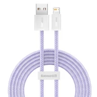 Kable USB - Baseus Kabel USB do Lightning Dynamic 2.4A 2m Fioletowy) - miniaturka - grafika 1