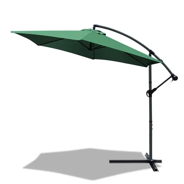 Parasol z wysięgnikiem Vounot beżowy 300 x 270 cm