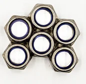 Śruby i nakrętki - M5 NAKRĘTKA SAMOHAMOWNA KWASOODPORNA nierdzewna inox A4 985 (25) - miniaturka - grafika 1