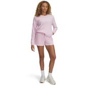 Spodenki damskie - Damskie spodenki dresowe Under Armour UA Rival Terry Short - różowe - miniaturka - grafika 1