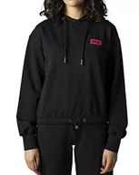 Bluzy damskie - Fila Damska bluza z kapturem Burdur Cropped, Czarne piękno, 3XL - miniaturka - grafika 1
