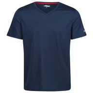 Koszulki sportowe męskie - Koszulka męska Regatta Fingal V-Neck Rozmiar: XL / Kolor: niebieski - miniaturka - grafika 1
