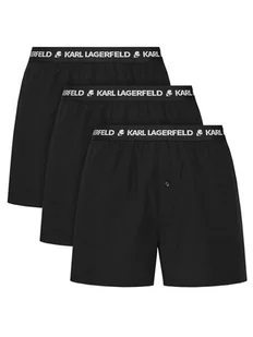 KARL LAGERFELD Komplet 3 par bokserek A1M47116 Czarny - Majtki męskie - miniaturka - grafika 1