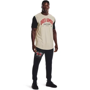 Koszulka męska Under Armour  ATHLETIC DEPTARTMENT COLORBLOCK SS - Koszulki sportowe męskie - miniaturka - grafika 3