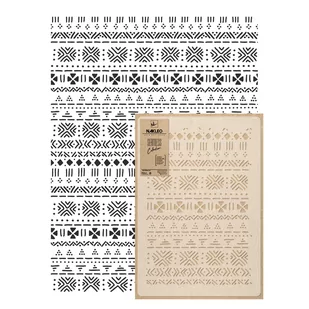 szablon malarski wielokrotny powtarzalny // MALI MUDCLOTH SZA-REP-061 - Szablony malarskie - miniaturka - grafika 1