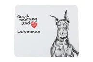 Podkładki pod mysz - Doberman podkładka pod mysz z psem Art-Dog - miniaturka - grafika 1