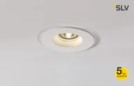 Lampy pozostałe - SLV SPOTLINE PLASTRA downlight GU10 okrągły biały gips 148070 - miniaturka - grafika 1