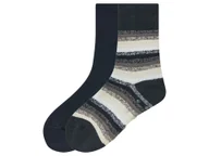 Skarpetki dla dzieci - pepperts!® Skarpetki termiczne dziecięce, 2 pary (39/42, Niebieski/granatowy) - miniaturka - grafika 1