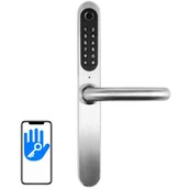 Systemy inteligentnych domów - Klamka EURA ELH-30H4 Srebrny Bluetooth - miniaturka - grafika 1