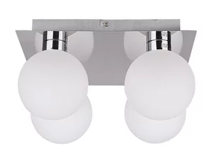 Candellux Lampa sufitowa biały klosz kula 4xG9 Oden 98-03256 98-03256 - Lampy ścienne - miniaturka - grafika 2