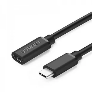 UGREEN kabel USB Typ C Męski Żeński 0,5m Czarny - Kable USB - miniaturka - grafika 4