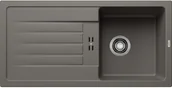 Zlewozmywaki - Zlewozmywak granitowy BLANCO Favum 45 S Silgranit Wulkaniczny szary 527266 - miniaturka - grafika 1