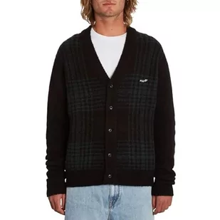 Volcom Męska bluza anarchietour kardigan, czarna, S, czarny, S - Bluzy męskie - miniaturka - grafika 1