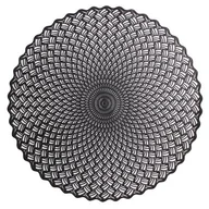 Obrusy i serwetki - Podkładka NATTE średnica 38 cm czarny - miniaturka - grafika 1