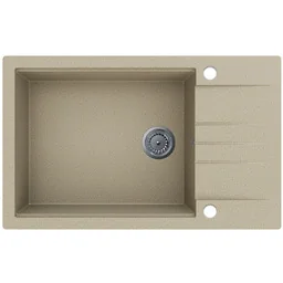 EOS Zlewozmywak granitowy z ociekaczem LIMA beżowy - Zlewozmywaki EOS Zlewozmywak granitowy z ociekaczem LIMA beżowy - Zlewozmywaki - miniaturka - grafika 1