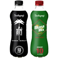 Syropy i koncentraty owocowe - 2x SYROP SODAPOP AFRI COLA + COLA POMARAŃCZA DO SATURATORA KONCENTRAT 500ml - miniaturka - grafika 1