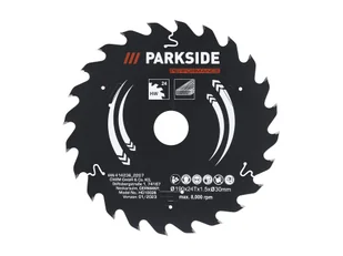 PARKSIDE PERFORMANCE® Brzeszczot do piły tarczowej, 190 mm (Tarcza PKSBP 19024 A1, 24 zęby) - Tarcze do pił - miniaturka - grafika 1