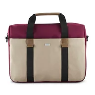 Torby na laptopy - Torba na laptopa HAMA Silvan 15.6 - 16.2 cali Burgundowo-beżowy - miniaturka - grafika 1