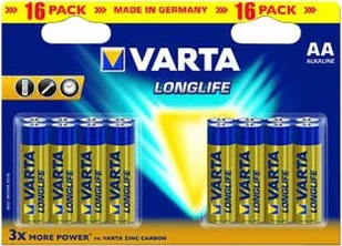 Varta Varta BV-LL 16 AA, Single-use battery, AA, Alkaline, 1.5 V, 16 pcs, Blue, Yellow - Baterie i akcesoria - miniaturka - grafika 1