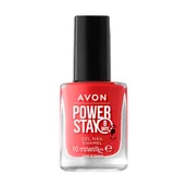 Lakiery do paznokci - Avon Power Stay Supertrwały żelowy lakier do paznokci - Designer Red - 10ml - miniaturka - grafika 1