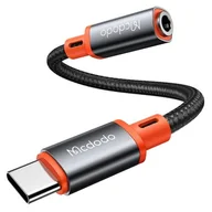 Pozostałe akcesoria do telefonów - Adapter USB-C - Jack 3.5 mm MCDODO CA-7561 DAC Czarny - miniaturka - grafika 1