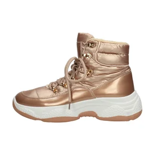 Złote zimowe śniegowce, botki damskie Vinceza 19446 - Botki damskie - miniaturka - grafika 1