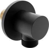 Akcesoria do armatury i ceramiki - Mexen Kai przyłącze kątowe, czarne - 79341-70 - miniaturka - grafika 1