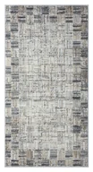 Dywany - Dywan MY-RUG, Ola, 150x80, dywan z krótkim włosiem, szary, miękki, przytulny, z pięknym wzorem, tkany na płasko, prostokątny - miniaturka - grafika 1