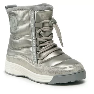 Trzewiki Pepe Jeans PGS50193 Dark Silver 944 - Buty dla dziewczynek - miniaturka - grafika 1
