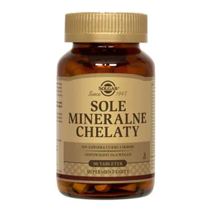 Solgar Sole Mineralne 90 szt. - Witaminy i minerały - miniaturka - grafika 1