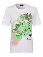 Koszulki i topy damskie - Marc Cain Collections - T-shirt damski, biały - miniaturka - grafika 1