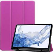 Etui do tabletów - Bizon Etui Case Tab Lizard do Samsung Galaxy Tab S8 / S7, fuksja - miniaturka - grafika 1