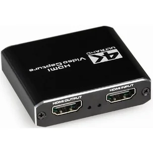 Gembird USB HDMI grabber 4K pass-through HDMI UHG-4K2-01 - Adaptery i przejściówki - miniaturka - grafika 1