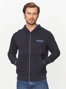 Boss Bluza Zedoublehood 50501974 Granatowy Regular Fit - Bluzy męskie - miniaturka - grafika 1