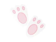 Wielkanoc - Ślady króliczka wielkanocnego - miniaturka - grafika 1