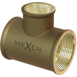 Mexen BRASS trójnik mosiężny 1 GW x 1/2 GW x 1 GW - W97412-101210 - Łączniki, trójniki, kształtki - miniaturka - grafika 1