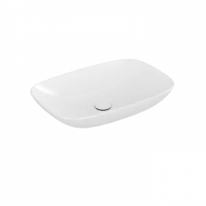 VILLEROY - BOCH 4A500001 Loop & Friends Umywalka stojąca na blacie 620 x 420 x 150 mm, Weiss Alpin, z przelewem, Nieszlifowany - Umywalki - miniaturka - grafika 1