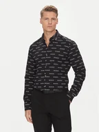Koszule męskie - HUGO Koszula Ermo 50545349 Czarny Slim Fit - miniaturka - grafika 1