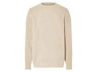 Swetry męskie - LIVERGY® Sweter dzianinowy męski z bawełny (Biały, XXL (60/62)) - miniaturka - grafika 1