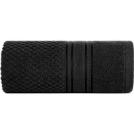 Ręczniki - Ręcznik Davos Czarny 50 x 90 cm - miniaturka - grafika 1
