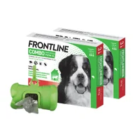 Artykuły przeciw pasożytom - FRONTLINE Combo Spot -On Pies XL powyżej 40kg (pipeta 3x 4,02ml) x2 +Frontline Dozownik na woreczki GRATIS - miniaturka - grafika 1