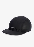 Czapki damskie - Czapka z daszkiem Icebreaker Shell+ Windbreaker 5 Panel Cap - black - miniaturka - grafika 1